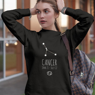 Cancer Personalised Zodiac Constellation Sweatshirt