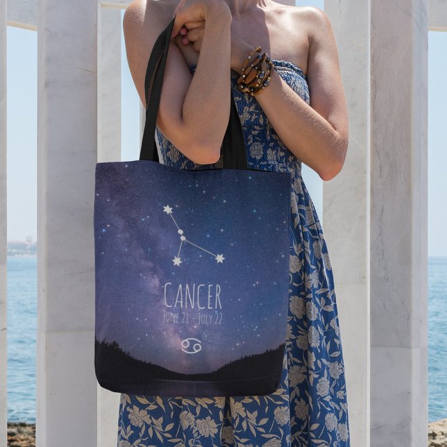 Cancer | Personalised Zodiac Constellation Tote Bag (Creator Uploaded)