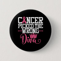 Cancer Picked The Wrong Diva | Breast Cancer Quote