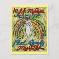 Cancer Poem White Guardian Angel Art Postcards