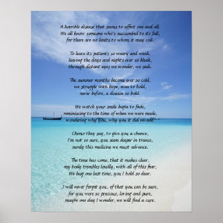 Cancer remembrance poster