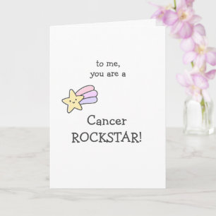 Cancer Rock Star! So proud of you! Encouragement Card