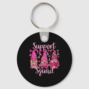 Cancer Shirt For Women Gnomes Support Squad Gnomie Key Ring