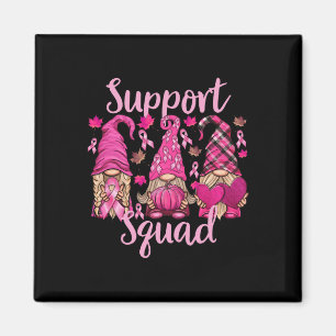 Cancer Shirt For Women Gnomes Support Squad Gnomie Magnet