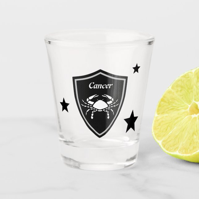 Cancer Shot Glass (Front)