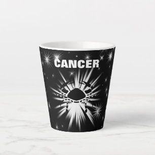 Cancer sign latte mug