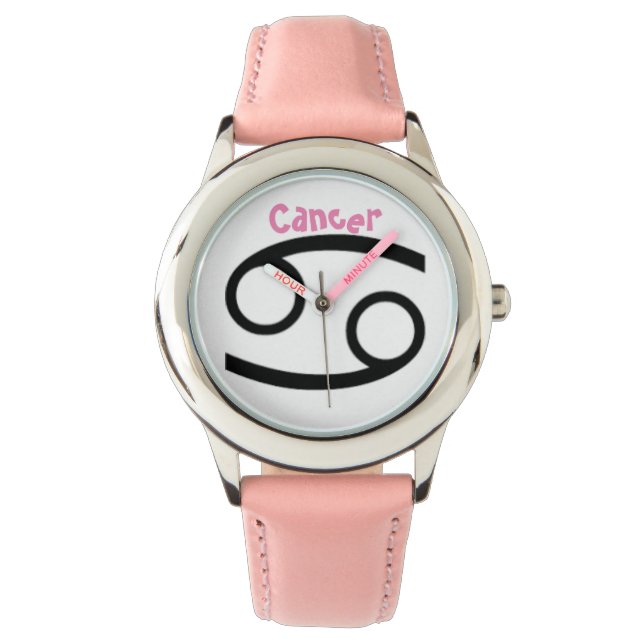 Cancer Sign of the Zodiac. Childrens Watches. Watch (Front)