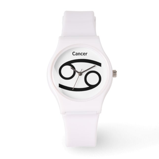 Cancer Sign of the Zodiac. Mens Watches. Watch (Front)