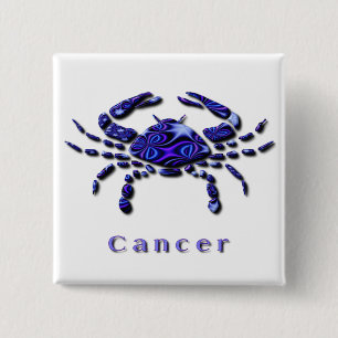 Cancer Sign Square Button