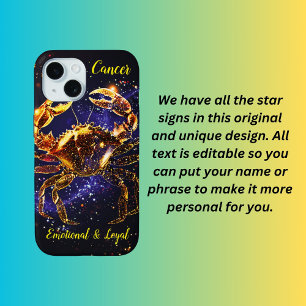 Cancer star sign  iPhone 15 case