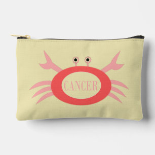 Cancer Star Sign Crab Accessory Pouch