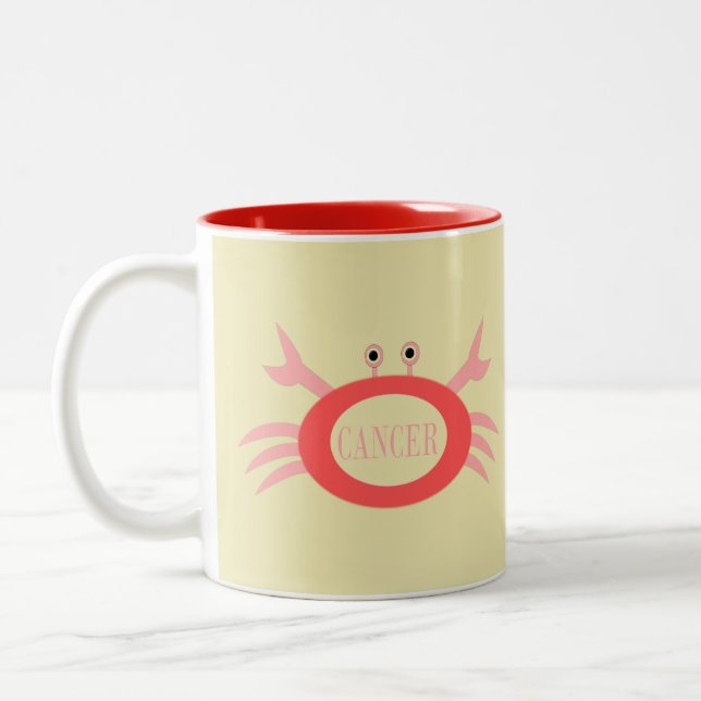 Cancer Star Sign Crab Mug (Left)