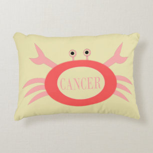 Cancer Star Sign Crab Pillow