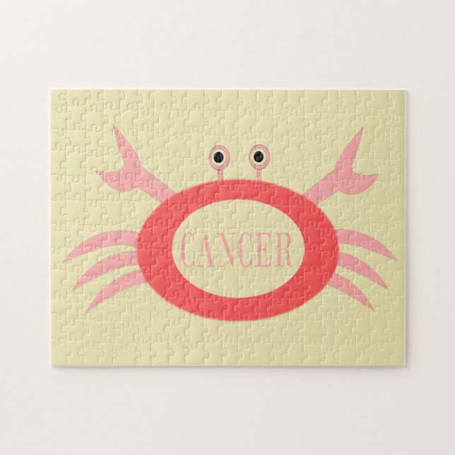 Cancer Star Sign Crab Puzzle (Horizontal)