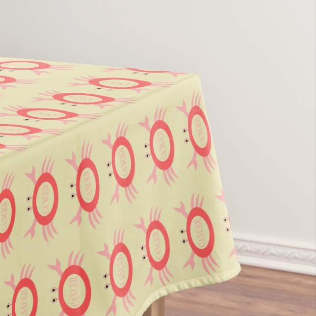 Cancer Star Sign Crab Tablecloth (In Situ)