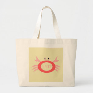 Cancer Star Sign Crab Tote Bag