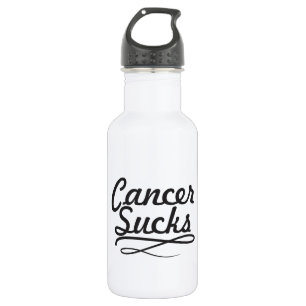 Cancer sucks 532 ml water bottle