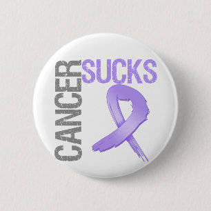 Cancer SUCKS 6 Cm Round Badge