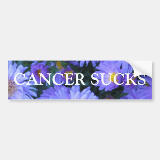 CANCER SUCKS BUMPER STICKER