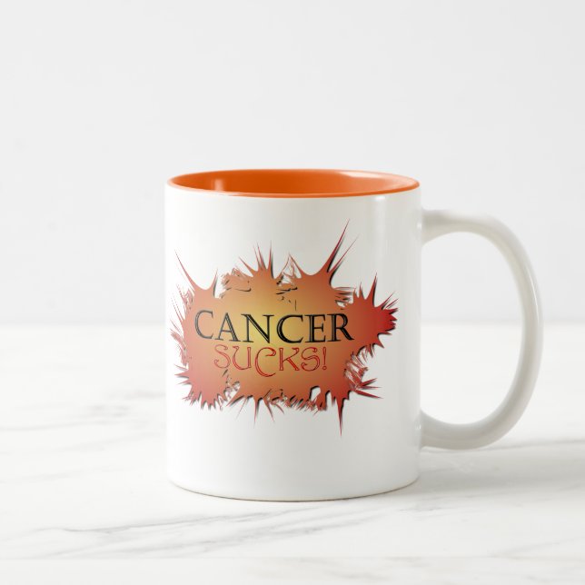 Cancer Sucks Coffee Mug (Right)