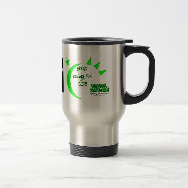 Cancer Sucks.com 2006 Relay Travel Mug (Right)