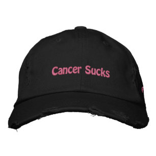 Cancer Sucks Embroidered Hat