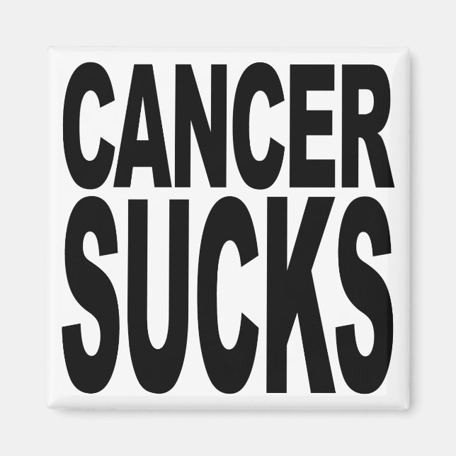 Cancer Sucks Magnet (Front)