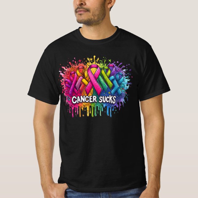 Cancer Sucks T-Shirt (Front)