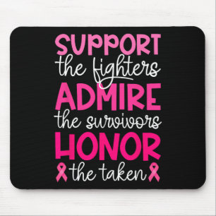 Cancer Support Admire Honour Breast Cancer Awarene Mouse Pad