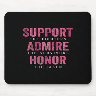 Cancer Support Admire Honour Breast Cancer Awarene Mouse Pad