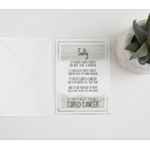 Cancer Support & Encouragement Card