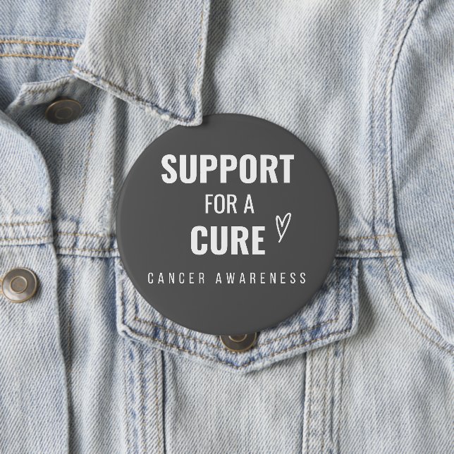cancer. support for a cure. Button (In Situ)