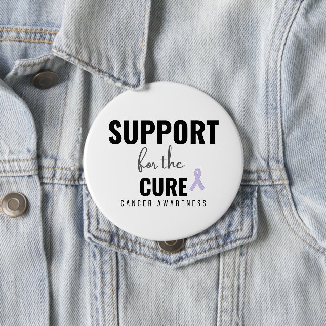 cancer. support for the cure. Button (In Situ)