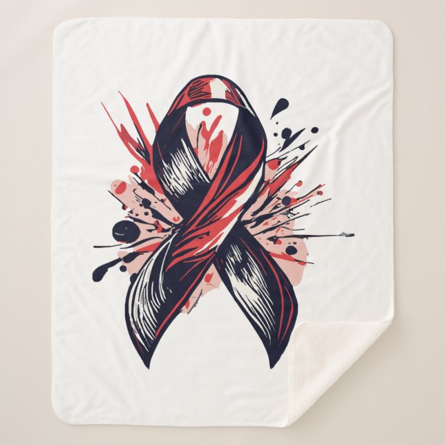 Cancer Support Sherpa Blanket (Front)