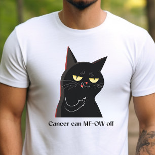 Cancer survivor angry cat Shirt, unhinged T-Shirt