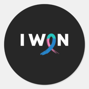 Cancer Survivor Classic Round Sticker