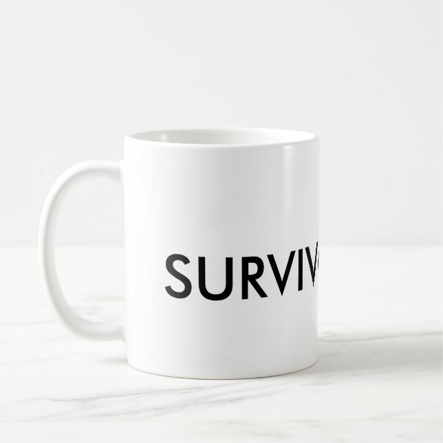 Cancer "Survivor" gift mug (Left)