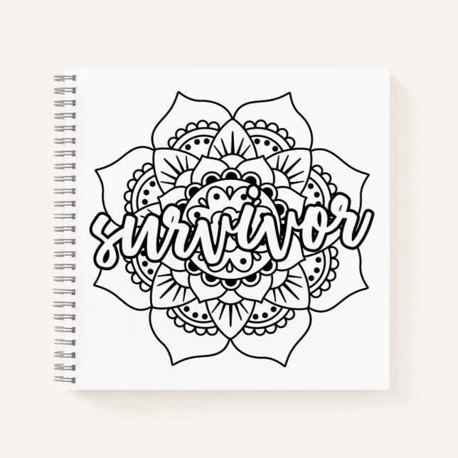 Cancer Survivor Mandala Journal (Front)