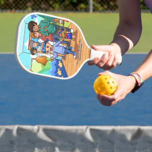 Cancer Survivor Standard Black Pickleball Paddle