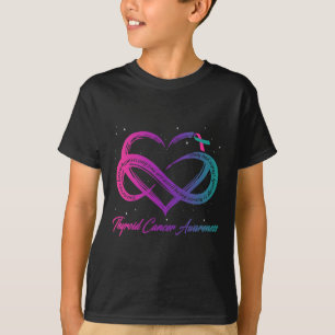 Cancer Survivor Support Thyroid Cancer Warrior T-Shirt
