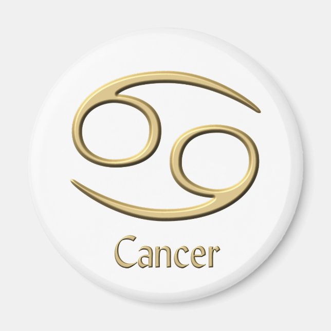 Cancer symbol magnet (Front)