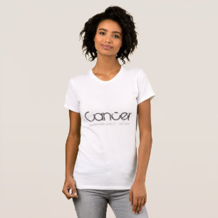 Cancer Tee-shirt In White T-Shirt