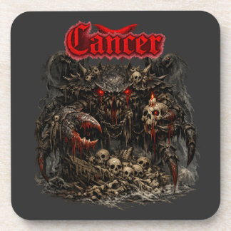 Cancer - The Bone Sentinel of Crimson Shadows Coaster
