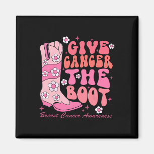 Cancer The Boot Breast Cancer Awareness Magnet