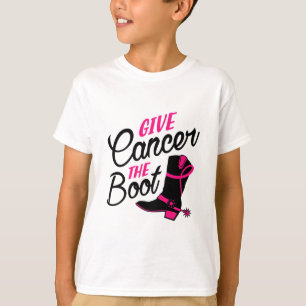 Cancer The Boot Breast Cancer Awareness T-Shirt
