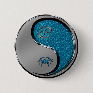 Cancer the Crab 6 Cm Round Badge
