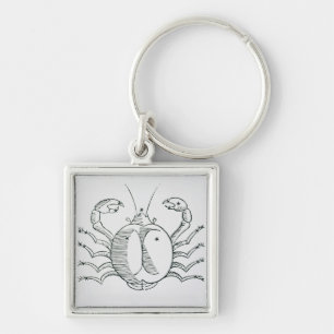 Cancer (the Crab) an illustration from the 'Poetic Key Ring