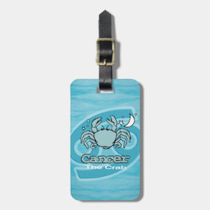 Cancer The Crab horoscope id luggage tag