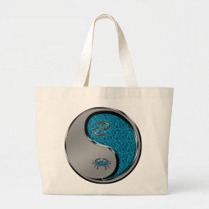 Cancer the Crab Large Tote Bag