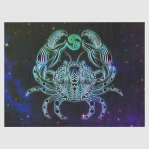cancer the crab zodiac tissue paper